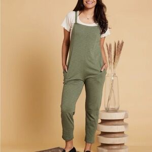 Olive Green Women's Jumpsuit